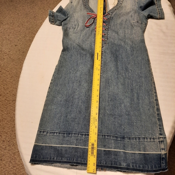 Denim Dress NWOT Size Med - Picture 8 of 12